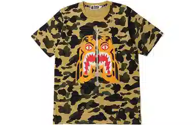 A BATHING APE Camo Tiger Print T-Shirt