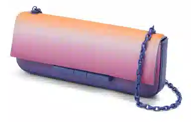 CHARLES&KEITH Chain Baguette Bag Orange