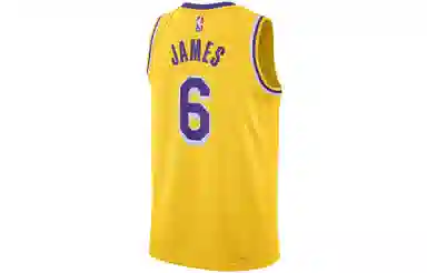 Nike Lakers LeBron 6 Fan Jersey Yellow