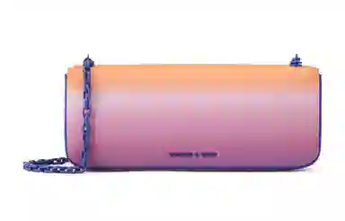 CHARLES&KEITH Chain Baguette Bag Orange