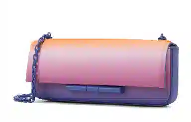 CHARLES&KEITH Chain Baguette Bag Orange