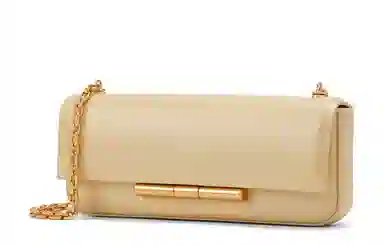 CHARLES&KEITH Chain Baguette Bag Orange