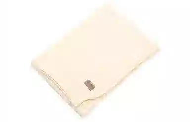 肯默 皮标纯色针织围巾 毛线围脖 秋冬保暖加厚 情侣款