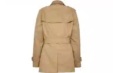 COACH Double-Breasted Trench Coat Khaki