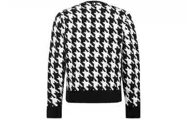Thom Browne FW22 Houndstooth Crewneck Sweater