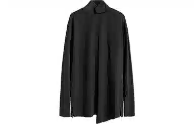 Huanzhe Turtleneck Long Sleeve Tee Black