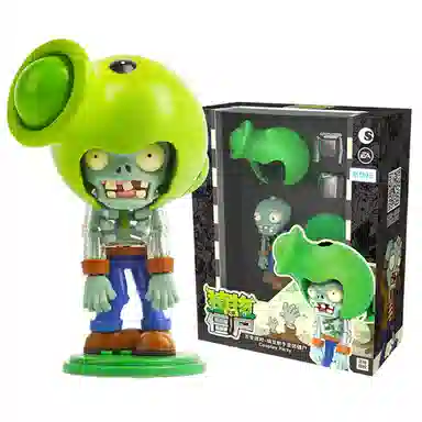 潮昇动漫 植物大战僵尸百变派对人偶玩具可动游戏手办积木拼装男孩