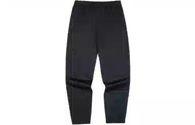 鸿星尔克 纯色简约工装休闲裤 女款 正黑