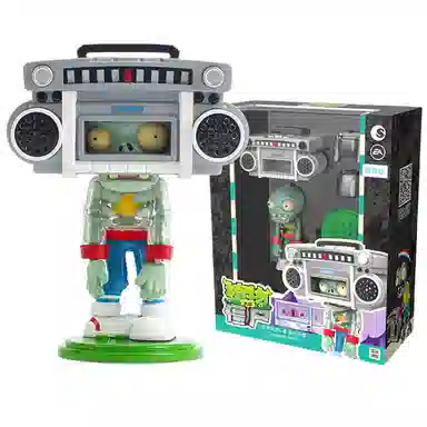 潮昇动漫 植物大战僵尸百变派对人偶玩具可动游戏手办积木拼装男孩