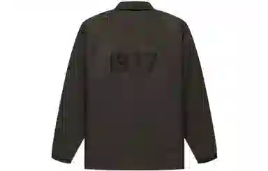 Fear of God Essentials FW22 Nylon Coaches Jacket Off Black