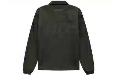 Fear of God Essentials FW22 Kids Coaches Jacket Off Black