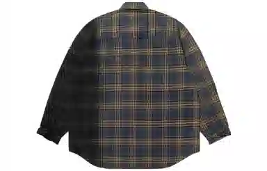 MADNESS Dip Dye Checked Shirt