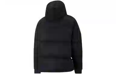 PUMA MMQ Hidden Zip Puffer Jacket Black