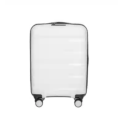 JOLLYING Mineral White Carry-On Suitcase