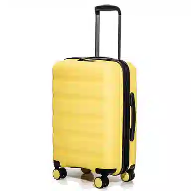 JOLLYING Mineral White Carry-On Suitcase