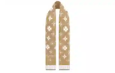 Louis Vuitton Tassel Wool Scarf