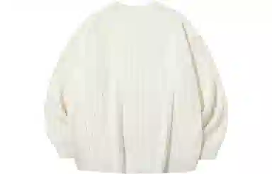 PSO Brand White Series Cashmere Wool Sweater