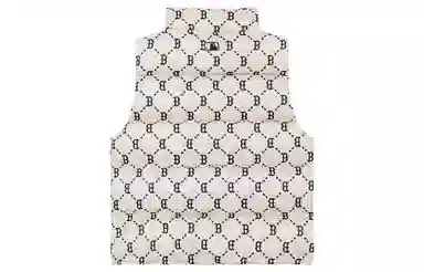 MLB Diamond Monogram Vest Beige