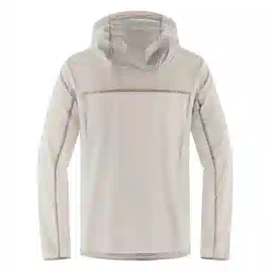 探路者 纯色胸口拉链轻薄透气防晒服 男款