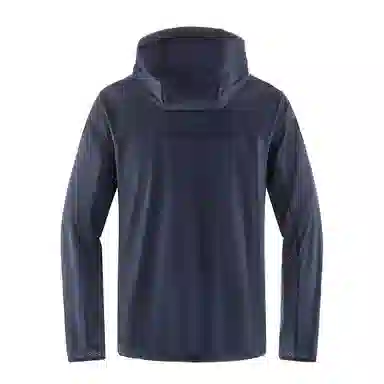 探路者 纯色胸口拉链轻薄透气防晒服 男款