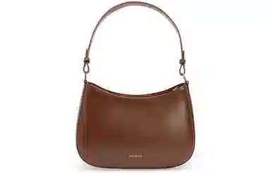 VENOF Brown Leather Shoulder Bag