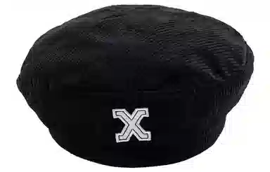 Xotic Felt X Logo Cord Beret X
