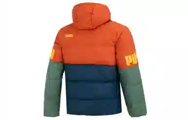 PUMA Power Hooded Down Puffer Orange
