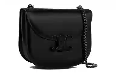 Celine Triomphe Crossbody Bag Black