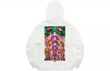 Supreme x Gilbert x George DEATH Hooded Sweatshirt White