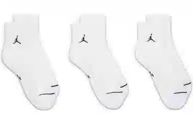 Jordan Classic Crew Socks White