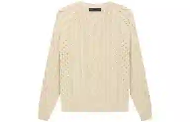 Fear of God Essentials Cable Knit Eggshell