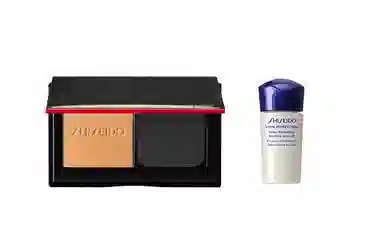 资生堂 随肌应变定制雾感粉饼套组 自然