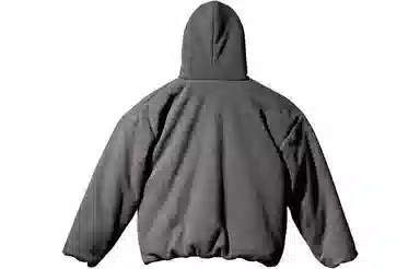 YEEZY x Gap x Balenciaga Dark Grey Polar Fleece Padded Hoodie