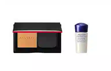 资生堂 随肌应变定制雾感粉饼套组 自然