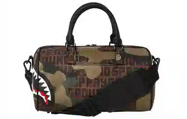 SPRAYGROUND Retro Camo Shark Mouth Bag