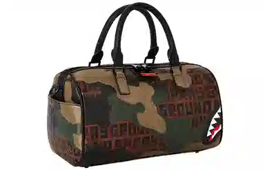 SPRAYGROUND Retro Camo Shark Mouth Bag