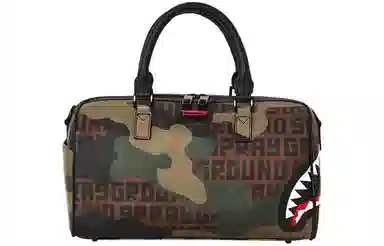 SPRAYGROUND Retro Camo Shark Mouth Bag