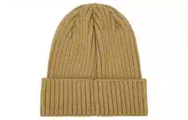 New Balance Knit Ribbed Beanie Brown