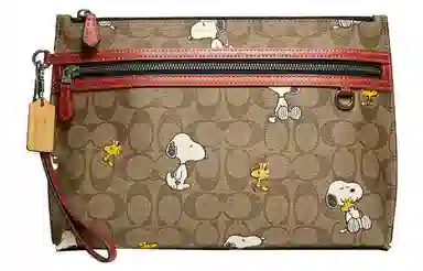 COACH x Peanuts Snoopy Pouch 29