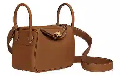 HERMES Lindy Mini 19 Taurillon Clemence 37 Gold