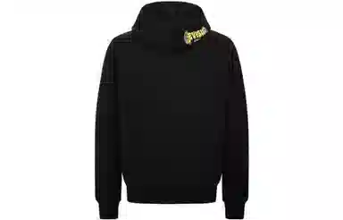 EVISU FW22 Seagull Print Hoodie Black