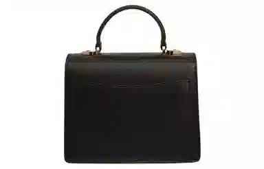 MCM Patricia Visetos Cambridge Bag Small Black Brown