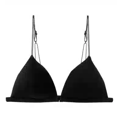 内在密码 纯色前扣三角杯文胸