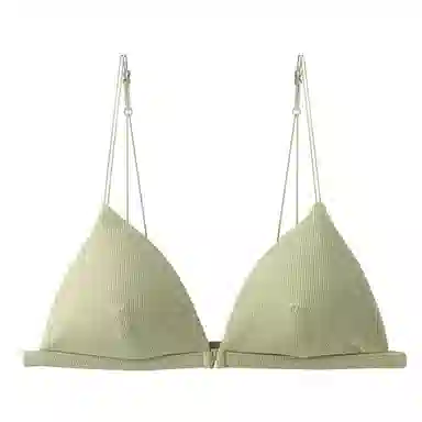 内在密码 纯色前扣三角杯文胸