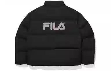 FILA Logo Print Down Jacket