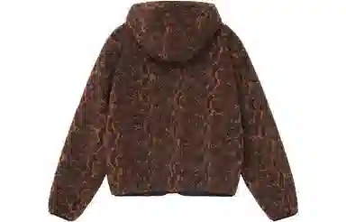 Stussy FW22 Snake Jacquard Sherpa Jacket