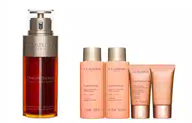 娇韵诗 双萃焕活修护精华露套装 补水保湿