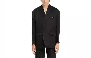 WE11DONE FW21 Black Blazer