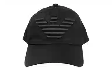Emporio Armani Large Logo Baseball Cap Black