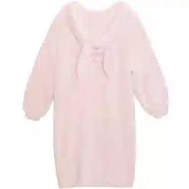 好奇蜜斯 冬季加绒可外穿 家居连衣裙